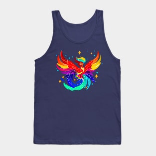 Happy Pride Rainbow Phoenix Tank Top